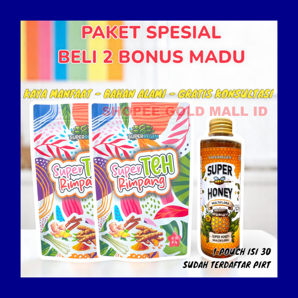 

Teh Rimpang Super teh rimpang Minuman Instan Teh Celup Herbal Rempah Pilihan Teh Diet Detox BPOM | Super teh rimpang BELI 2 LEBIH HEMAT RAMUAN RIMPANG JSR BY DR ZAIDUL AKBAR UNTUK DIET DAN MENGATASI ASAM LAMBUNG | Teh Rimpang Super teh rimpang Teh Celup R
