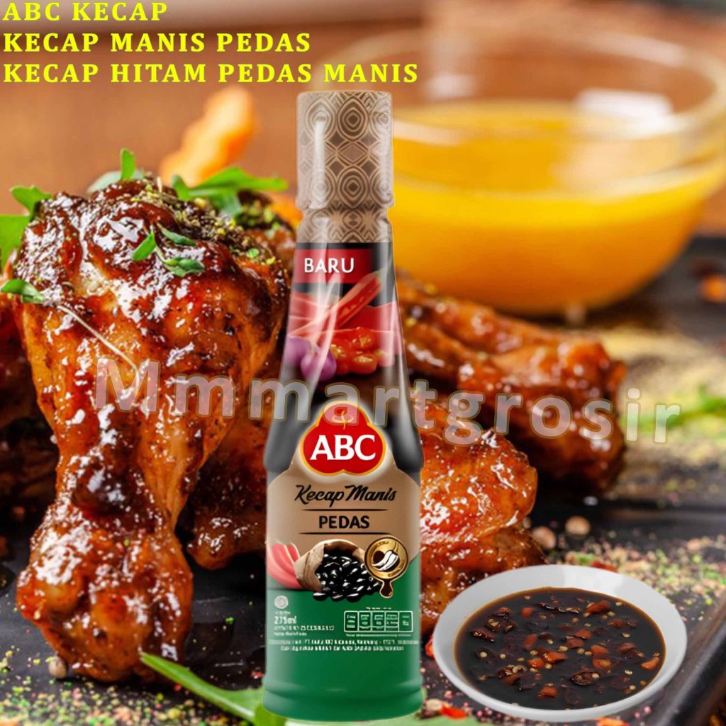 

ABC Kecap / Kecap Hitam Pedas Manis / Kecap Manis Rasa Pedas / 275ml