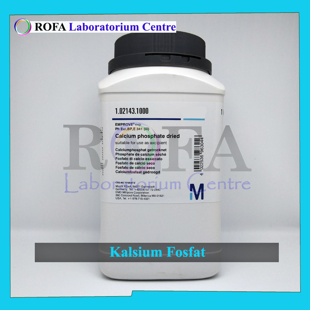 Kalsium Fosfat / Calcium Phosphate / Ca3(PO4)2 Pro Analisis Eceran 1 Gram - Chemicals Solution