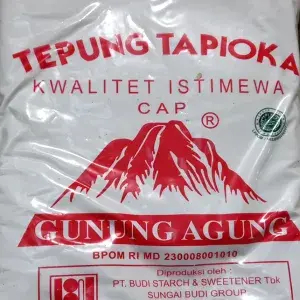 

tepung tapioka gunung agung 500 gr