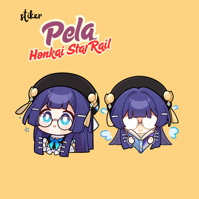 

STIKER PELA HSR | STICKER PELA HONKAI STAR RAIL VINYL GLOSSY ANTI AIR