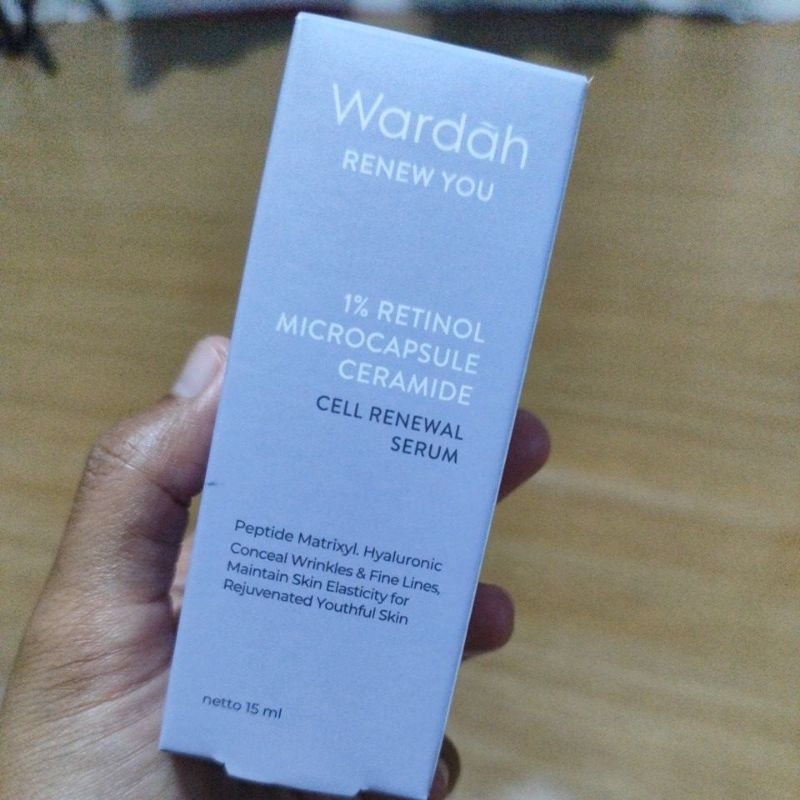 wardah retinol serum