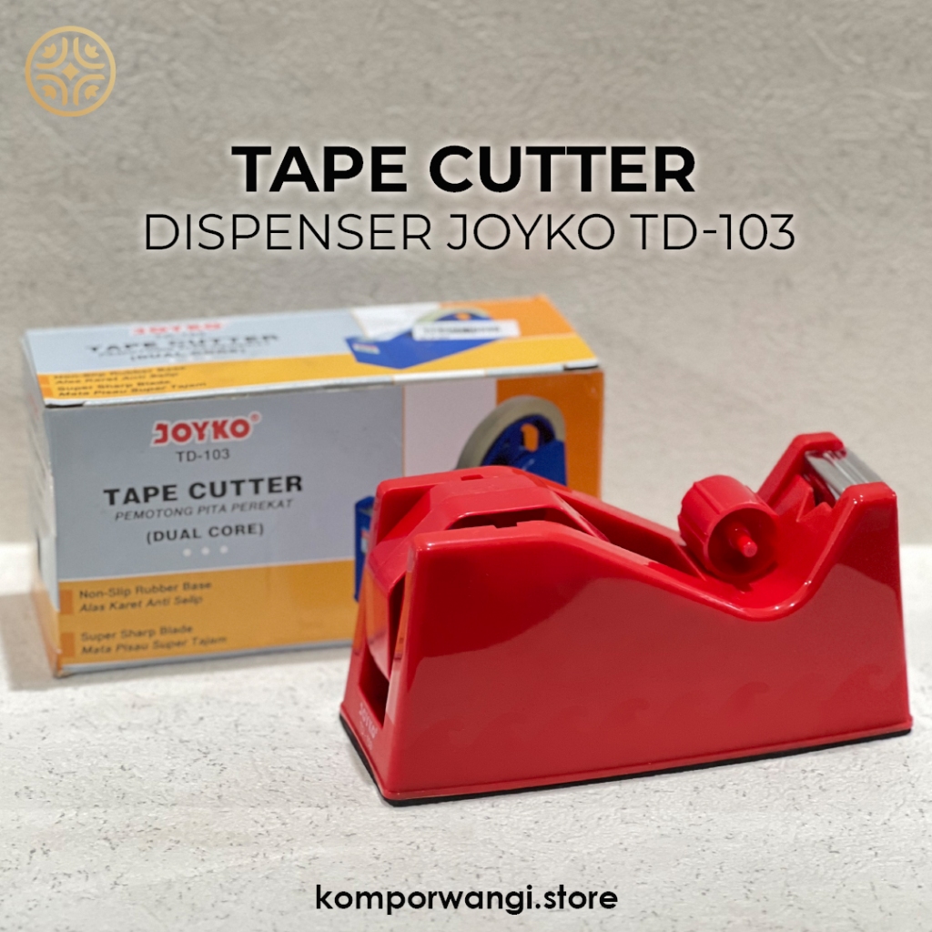 

Tape Cutter / Dispenser Joyko Alat Pemotong Selotip TD-103