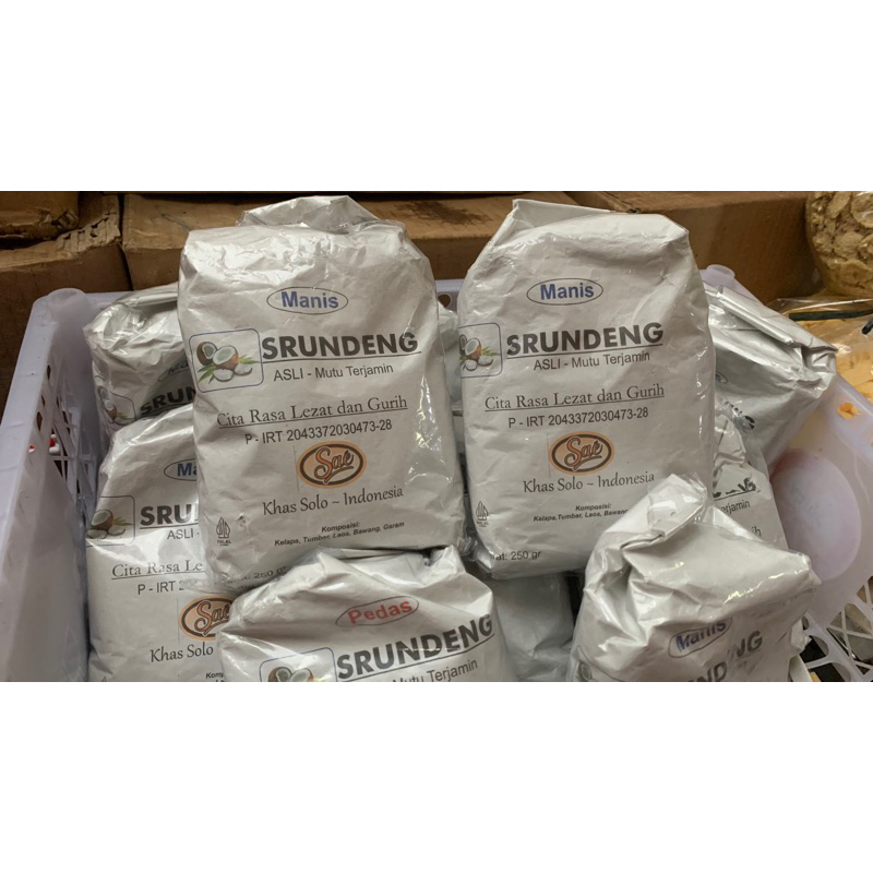 

Srundeng kelapa rasa manis 250gr