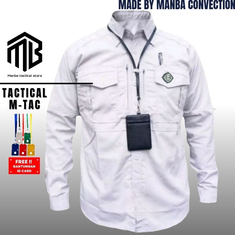 Muraaaahh ATASAN KEMEJA TACTICAL MTAC LENGAN PANJANG  BAJU TACTICAL PRIA BAHAN DRILL