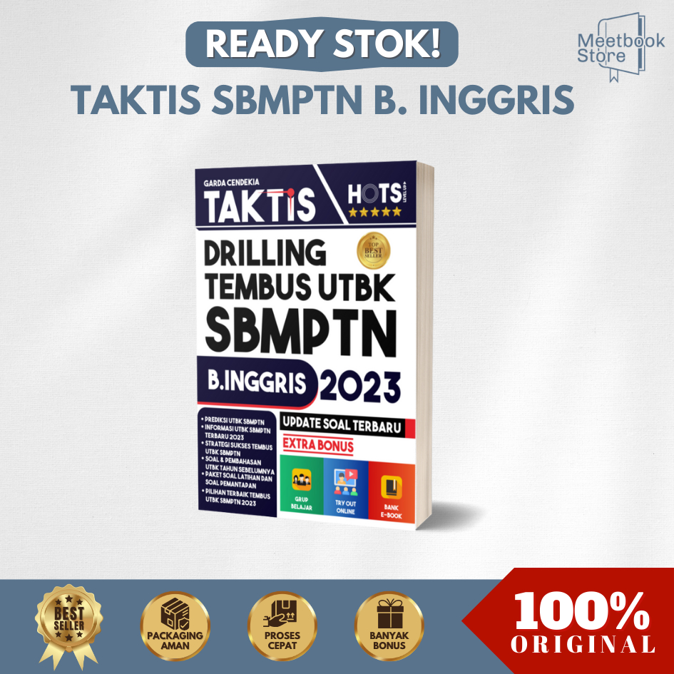 BUKU TAKTIS DRILLING TEMBUS UTBK BAHASA INGGRIS 2023