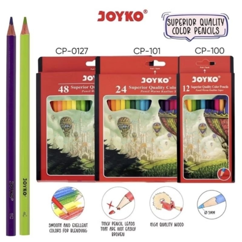 

Qreinashop PENSIL WARNA JOYKO