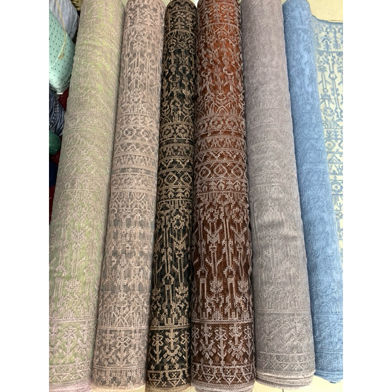 promo!!organza bordir/kain organza bordir/bahan organza/bahan kebaya