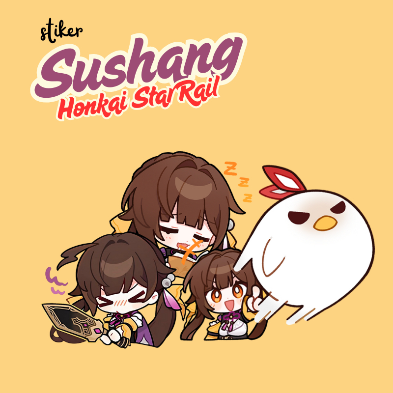 

STIKER SUSHANG HSR | STICKER SUSHANG HONKAI STAR RAIL 7 CM VINYL GLOSSY ANTI AIR