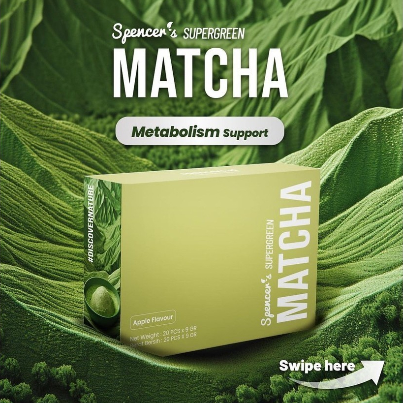 

[Promo Gratis 1 Hadiah] Matcha Spencer's Mealblend 1 Pouch Multigrain Meal Replacement Official Store BPOM Halal