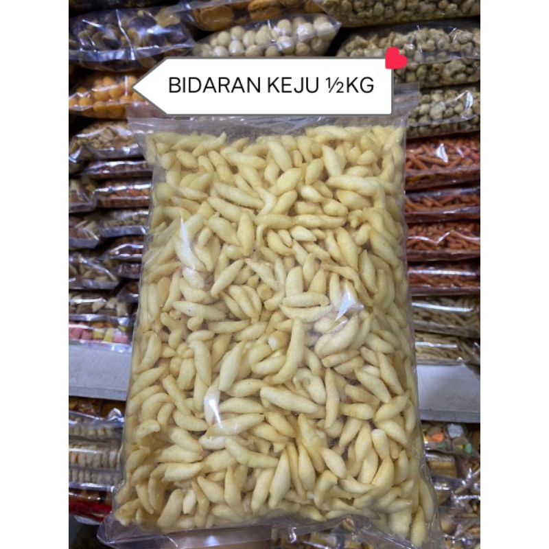 

Snack Kiloan Bidaran Keju(Telur Gabus)kemasan 500gr ½kg