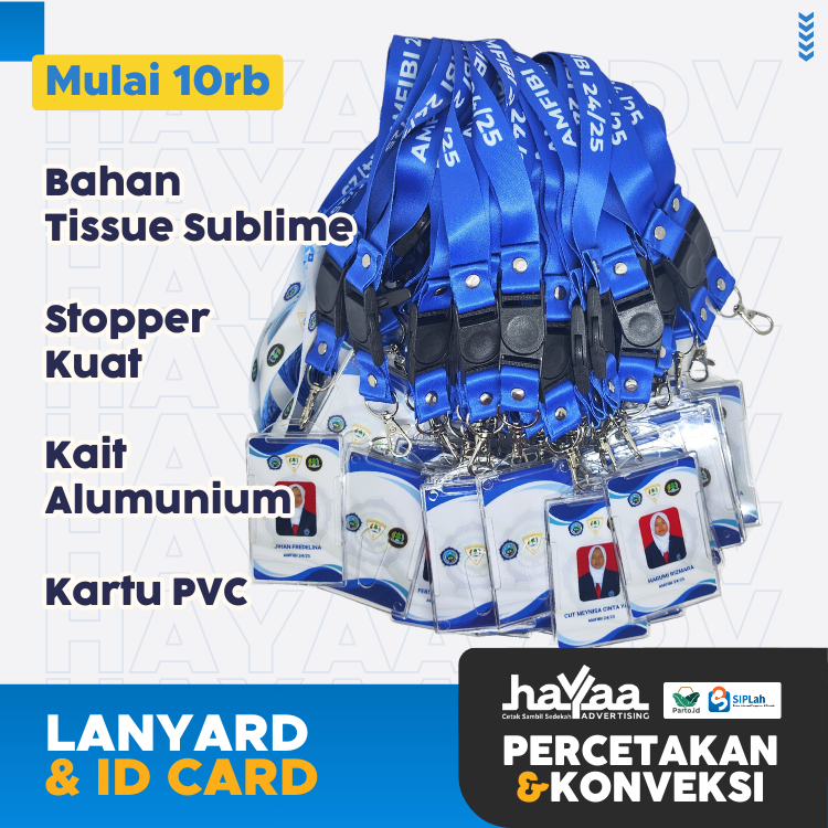 

Hayaa Adv - Lanyard & ID Card – Desain Unik Kualitas Premium