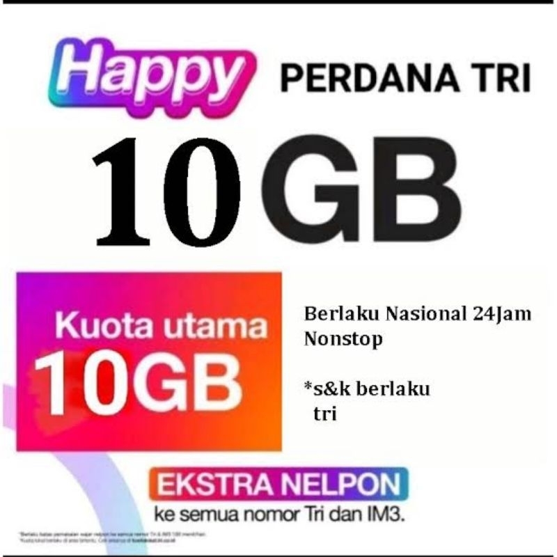 PERDANA TRI 10GB