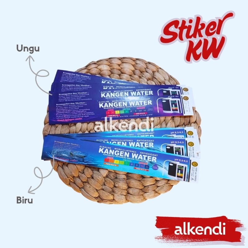 

STIKER KW - Stiker Air Kangen - Warna Ungu & Biru