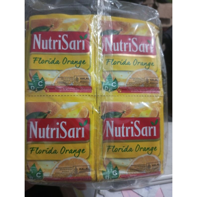 

Nutrisari Florida Orange 1 Pack Isi 4 Renteng