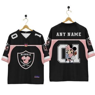 JERSEY RUGBY / JERSEY STREETWEAR MINNIE HITAM PINK