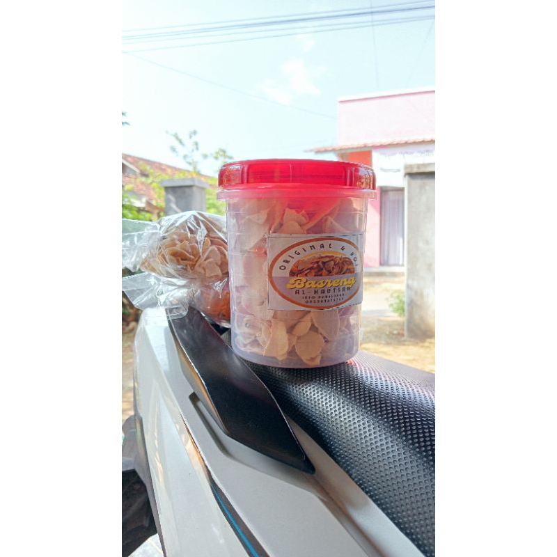 

Basreng ori kemas toples