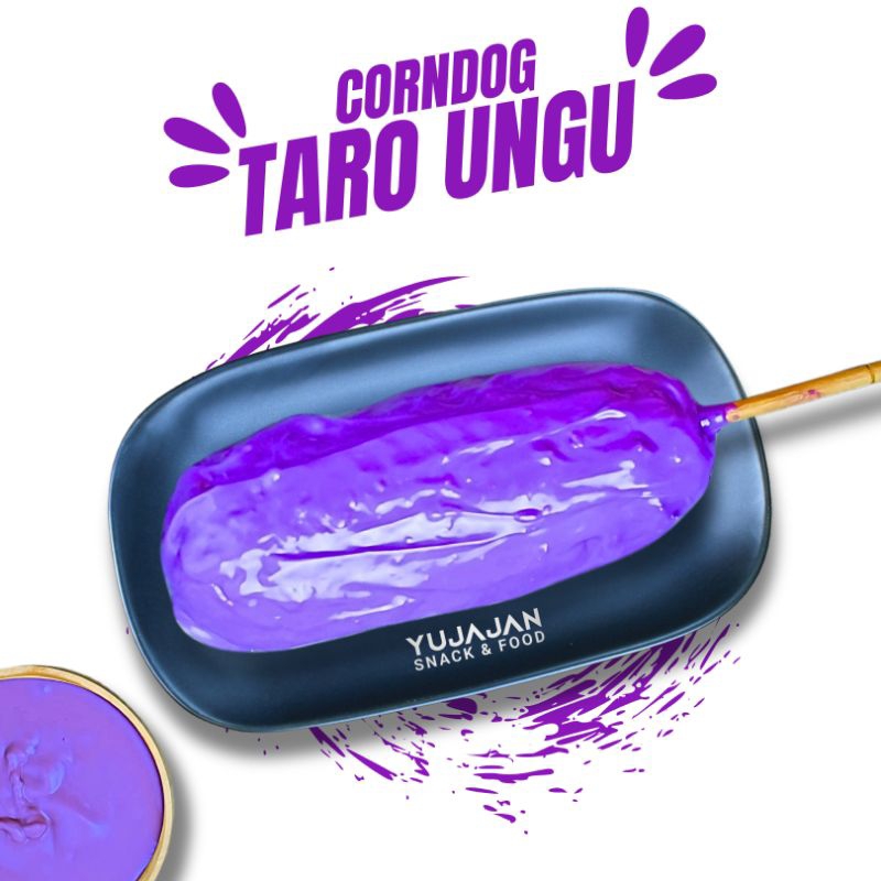 

Corndog Mozarella Frozen Taro By Yujajan Snack & Food