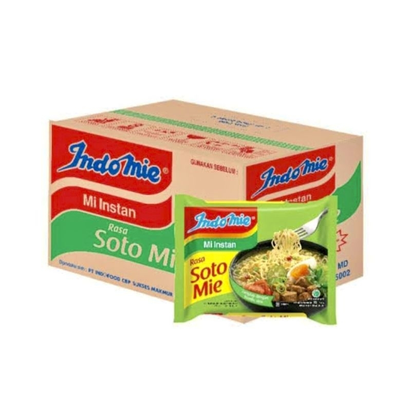 

Indomie rasa soto 1 dus isi 40pcs