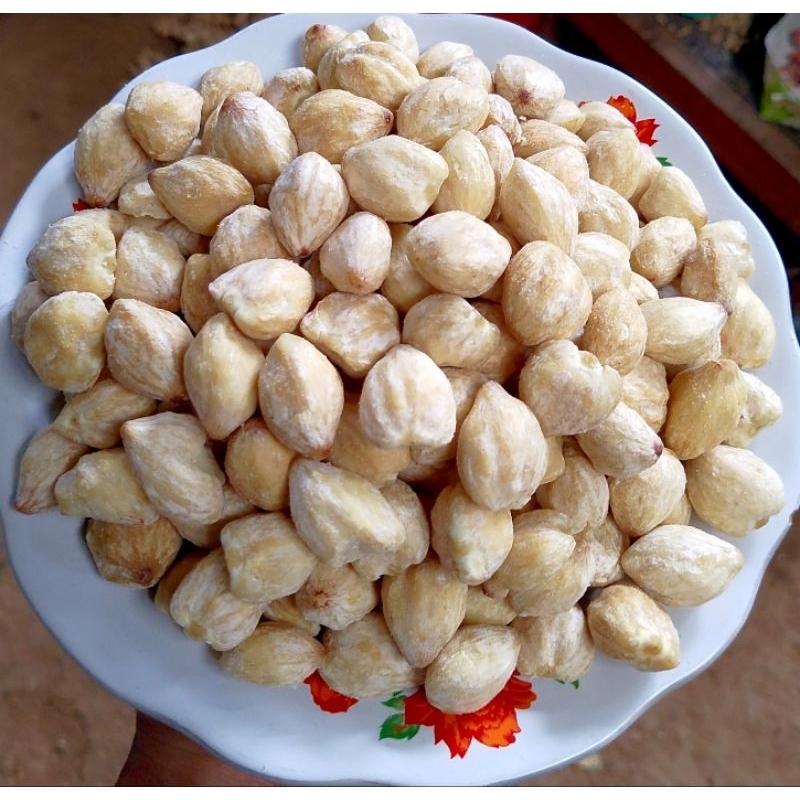 

kemiri bulat utuh kualitas terjamin 100 gram dengan gratis ongkir ektra