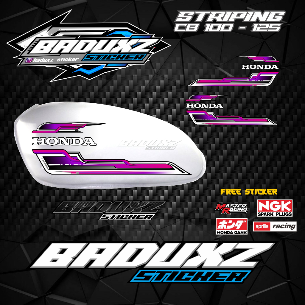 STRIPING CB LIST BAWAH - STRIPING CB CUSTOM - STRIPING CB HITS - STRIPING CB HOLOGRAM - STRIPING CB 