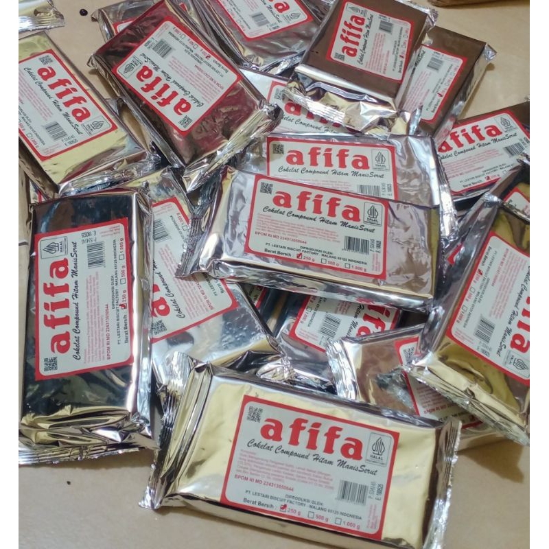 

Coklat Batang Merk AFIFA 250 gr/Coklat Compound Dark/Coklat Batangan/Coklat Balok Afifa