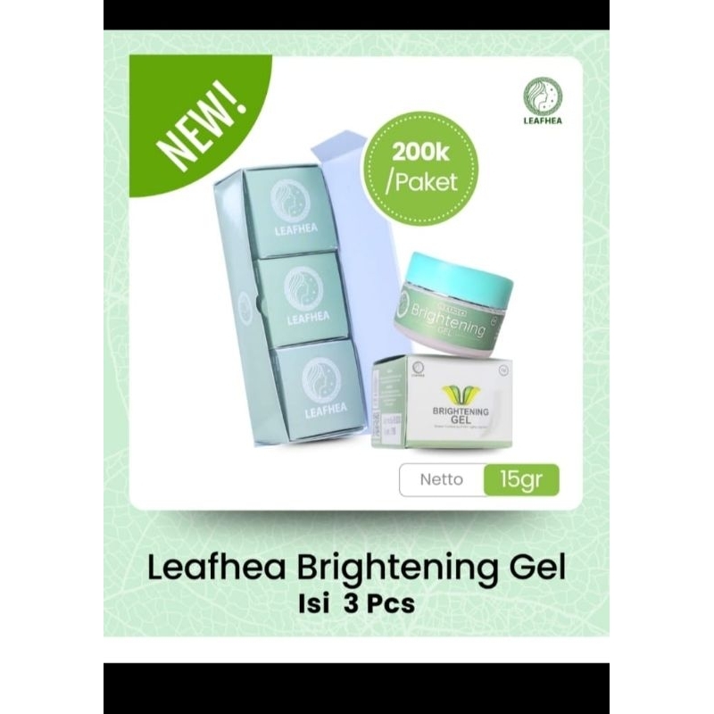 BRIGHTENING BY LEAFHEA 1 PAKET ISI 3