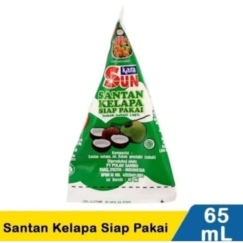 

SUN KARA 65ML SANTAN KELAPA INSTAN