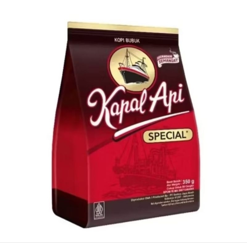 

KAPAL API SPESIAL 350GR KOPI bubuk instan kopi hitam murni