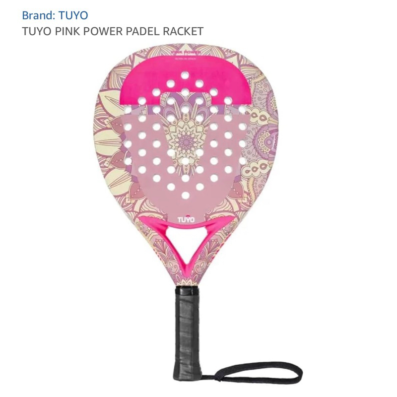 tuyo pink power raket padel / PO raket padel
