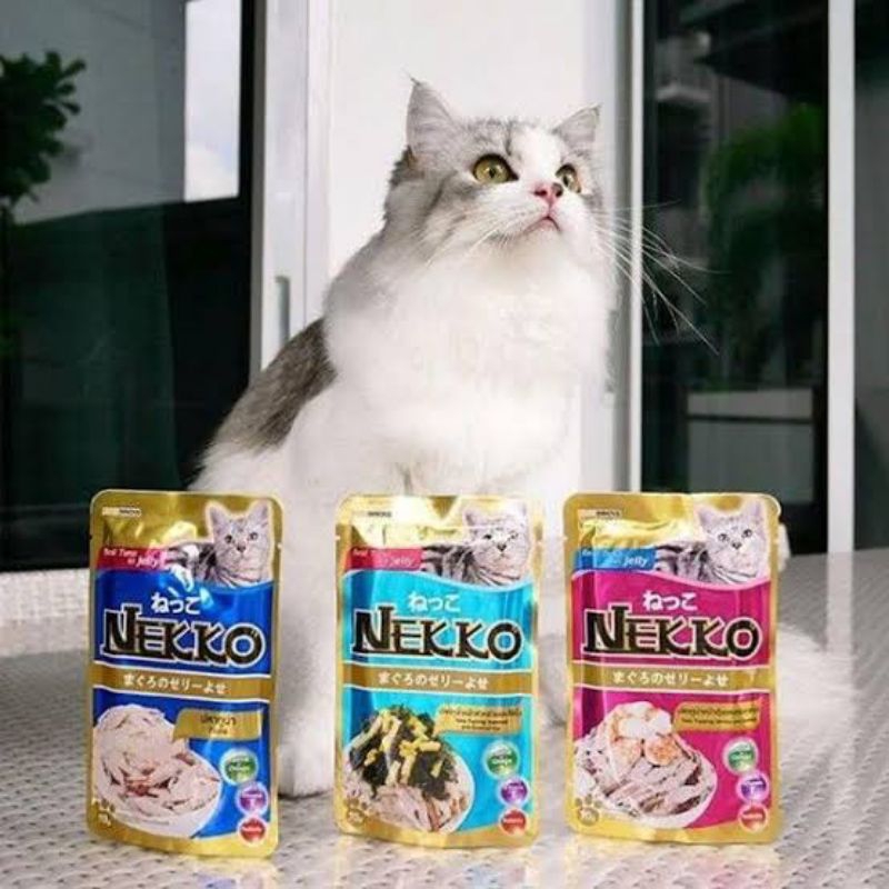 Makanan Kucing Sachet CatFood NEKKO pouch  70g