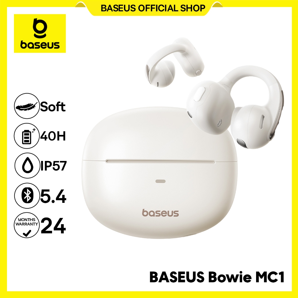 Baseus Bowie MC1 Open Ear TWS Ear Clip Sport Work Headset Anting Bluetooth OWS Earphone Clip