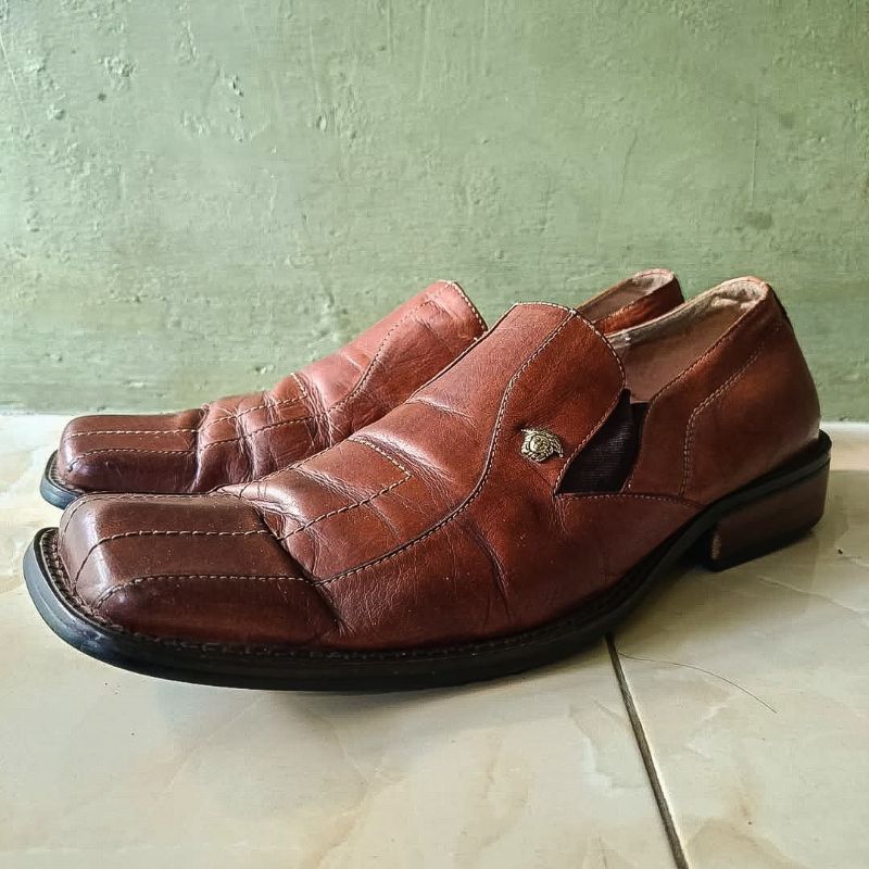 SEPATU VERSACE SLIP ON LOAFERS GIANNI VERSACE PANTOFEL