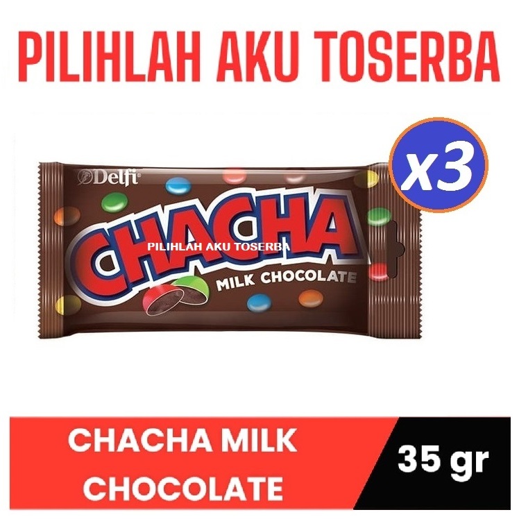 

CHACHA Milk Chocolate 35 g - (HARGA 3 PCS)