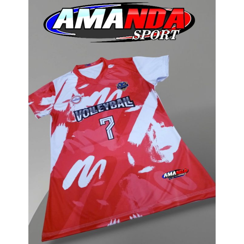 Jersey voli atasan cewek kaos voli terbaru