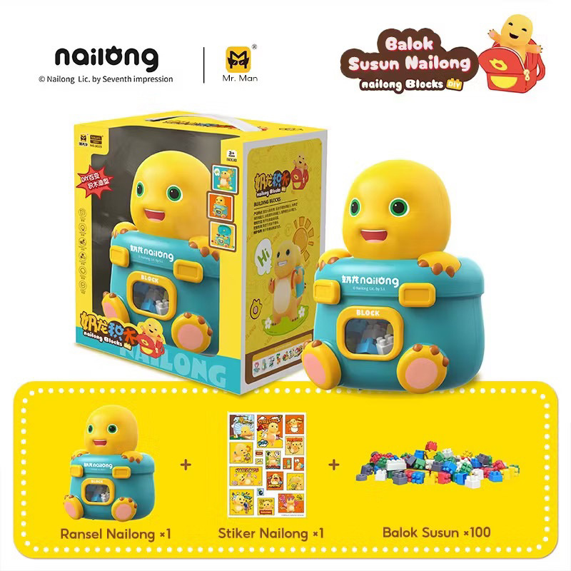 MAINAN NAILONG BALOK SUSUN / NAILONG DIY / NAILONG JUMBO