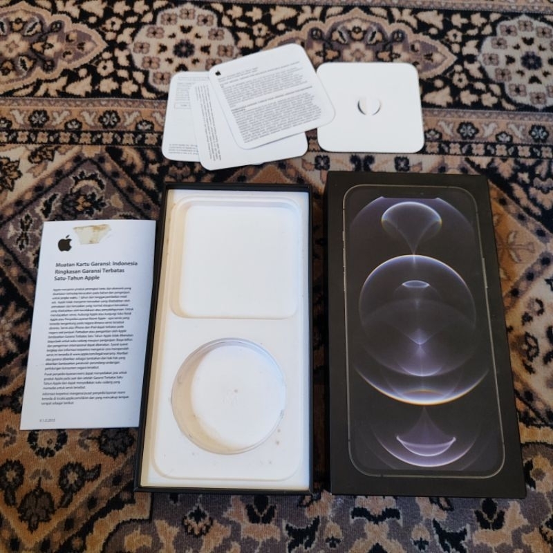 Dus Box iPhone 12 Pro Max Original Bekas Ext iBox
