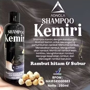 SHAMPO KEMIRI PENUMBUH RAMBUT CEPAT ANTI KETOMBE PENGHILANG UBAN UBAN DAN RONTOK -BPOM