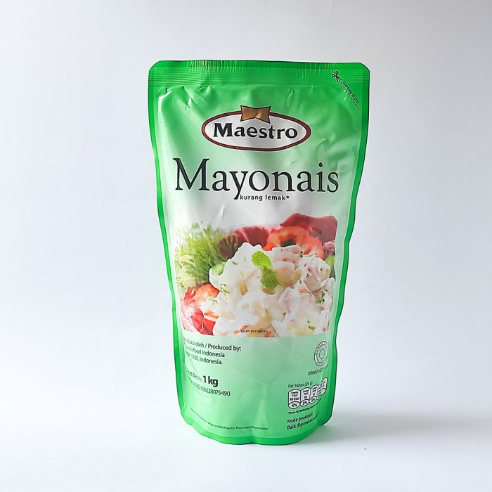 

Maestro Mayonnaise Pouch 1KG, Bisa Dicampur Berbagai Makanan / Maestro Mayonnaise Pouch 1KG Rasa Gurih Manis