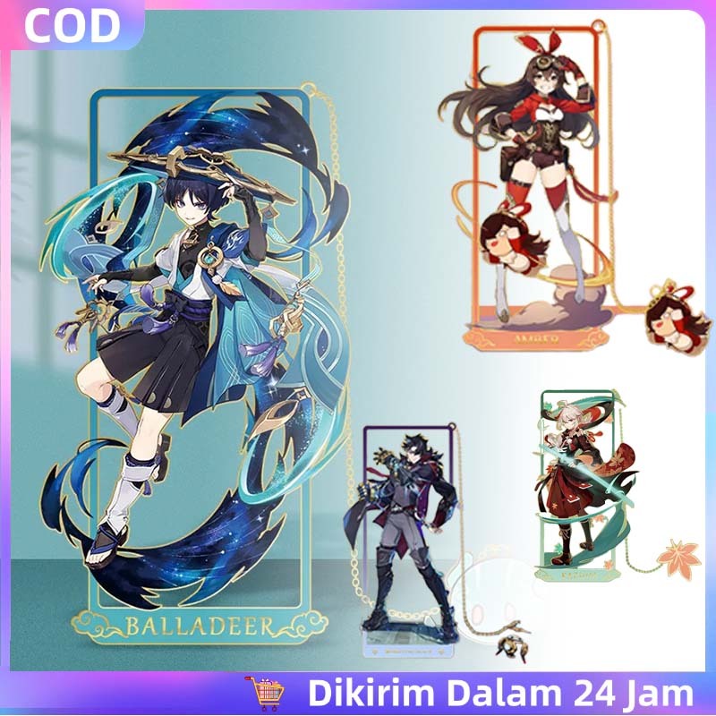 

Bookmark Genshin Peripheral Metal Bookmark Pembatas Buku Genshin Anime Bookmark Pembatas Buku Logam Genshi