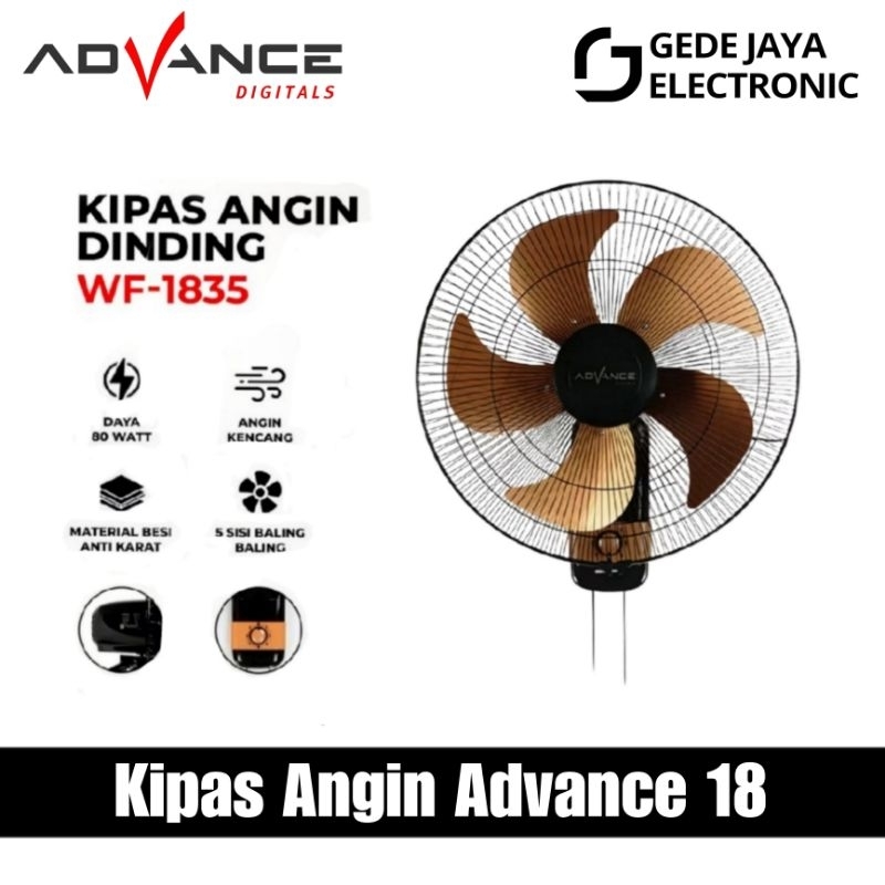 ADVANCE Kipas Dinding 18 Inch Tornado - Kipas Dinding/Wallfan 18