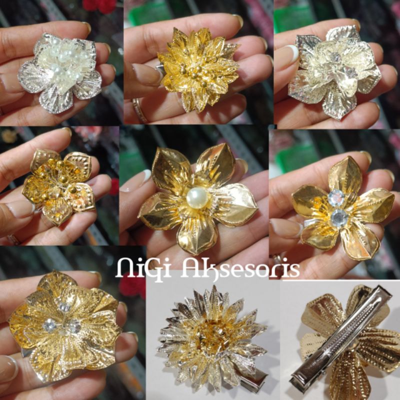 Jepit semanggi anak / Jepit semanggi bunga 1 / Jepit semanggi sanggul bali / hair clip