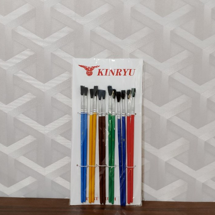 

KINRYU Kuas Lukis Gagang Warna No.8