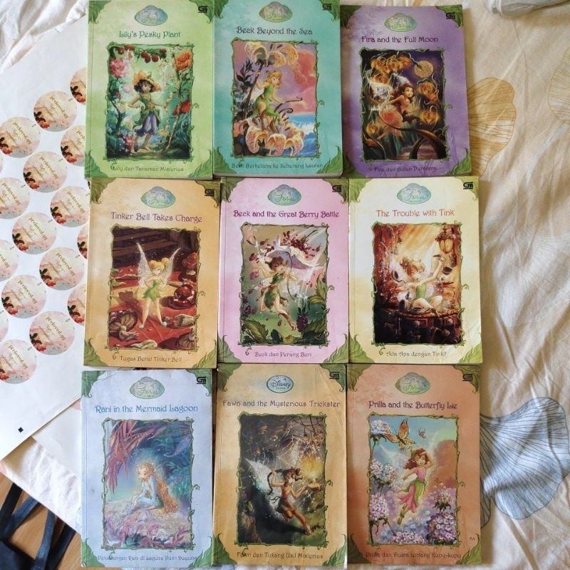 Disney Fairies Novel Peri Tinkerbell Jadul