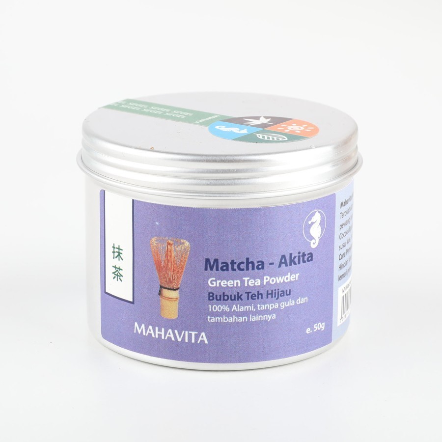 

Mahavita Matcha Green Tea powder Bubuk Teh Jepang grade AKITA Ceremony