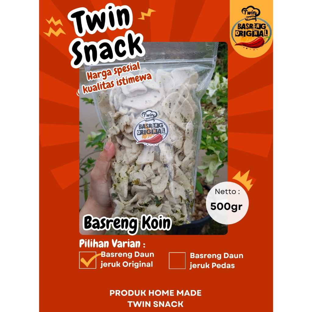

Basreng pedas daun jeruk 500gr - Basreng Stik