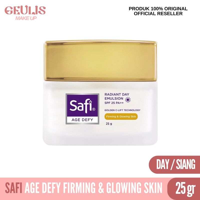 Safi Age Defy Day Cream 25gr Cream Siang Skincare Wajah Pelembab Wajah