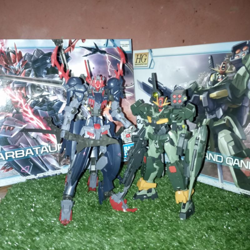 Gundam barbataurus+Gundam oo command qant 1/144 HG Bandai (Gundam breaker battlogue)