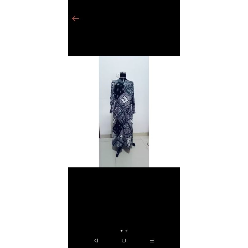 MIDI DRESS BY HAIDEE ORLIN.. new with tag  tunik motif etnik