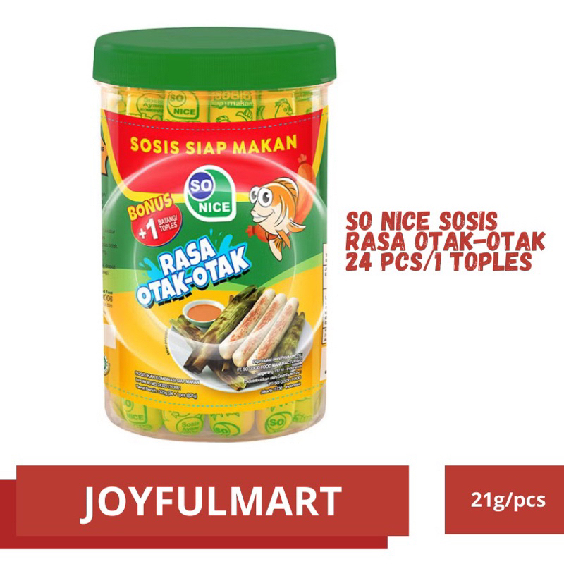 

Sosis sonice rasa otak otak 24 pcs/1 pack